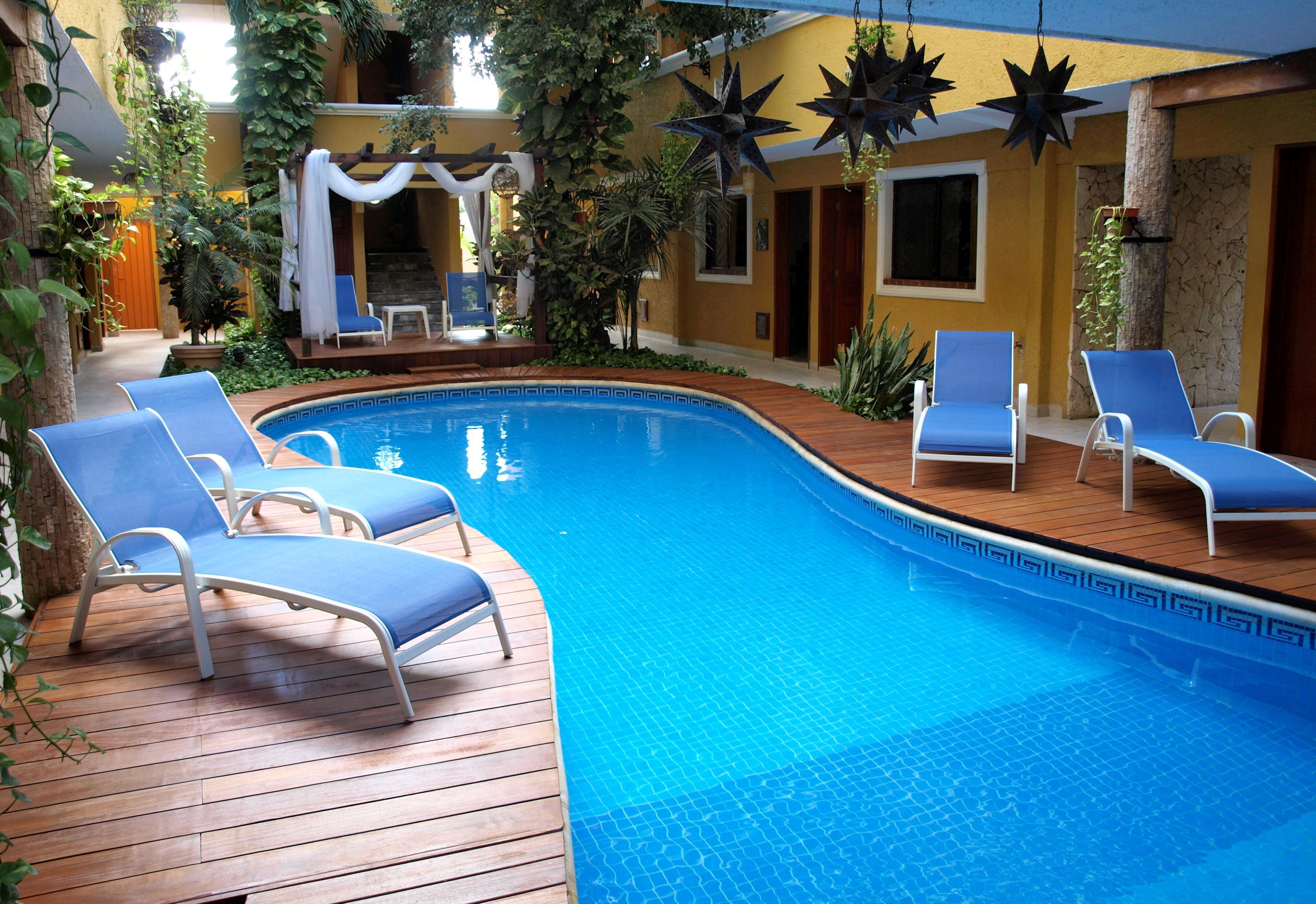 Hotel Las Golondrinas Плая-дель-Кармен Экстерьер фото